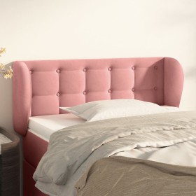 Rosa Samtkopfteil 83x23x78/88 cm von , Kopf- und Fußteile - Ref: Foro24-3117613, Preis: 48,34 €, Rabatt: %