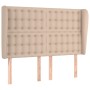Kopfteil mit Ohren, Cappuccino-Kunstleder, 147 x 23 x 118/128 cm von , Kopf- und Fußteile - Ref: Foro24-3118051, Preis: 140,0...