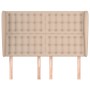 Kopfteil mit Ohren, Cappuccino-Kunstleder, 147 x 23 x 118/128 cm von , Kopf- und Fußteile - Ref: Foro24-3118051, Preis: 140,0...