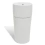 Round ceramic freestanding sink with white faucet/drain hollow by vidaXL, Sinks - Ref: Foro24-141942, Price: 287,19 €, Discou...