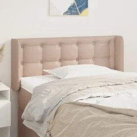 Cappuccino synthetic leather headboard 93x16x78/88 cm by , Headboards and footboards - Ref: Foro24-3118851, Price: 48,70 €, D...