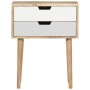 Solid mango wood bedside table 47x35x59 cm by vidaXL, Nightstands - Ref: Foro24-286481, Price: 76,38 €, Discount: %