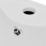 Lavabo de pie redondo de cerámica hueco de grifo/desagüe blanco de vidaXL, Lavabos - Ref: Foro24-141942, Precio: 292,67 €, De...