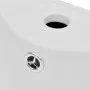 Round ceramic freestanding sink with white faucet/drain hollow by vidaXL, Sinks - Ref: Foro24-141942, Price: 287,19 €, Discou...