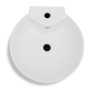 Runder Keramikboden Waschbecken hohl für weißen Wasserhahn/Abfluss von vidaXL, Sinkt - Ref: Foro24-141942, Preis: 292,67 €, R...