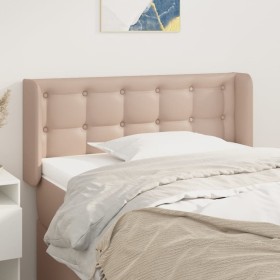Kopfteil aus Cappuccino-Kunstleder, 83 x 16 x 78/88 cm von , Kopf- und Fußteile - Ref: Foro24-3118845, Preis: 48,57 €, Rabatt: %