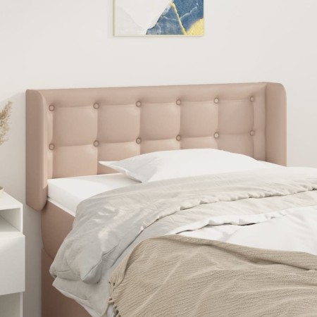 Cabecero de cuero sintético color capuchino 83x16x78/88 cm de , Cabeceros y pies de cama - Ref: Foro24-3118845, Precio: 48,57...
