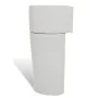 Round ceramic freestanding sink with white faucet/drain hollow by vidaXL, Sinks - Ref: Foro24-141942, Price: 287,19 €, Discou...