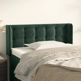 Kopfteil aus dunkelgrünem Samt, 83 x 16 x 78/88 cm von , Kopf- und Fußteile - Ref: Foro24-3119235, Preis: 49,15 €, Rabatt: %