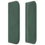 Dark green velvet headboard 83x16x78/88 cm by , Headboards and footboards - Ref: Foro24-3119235, Price: 49,34 €, Discount: %