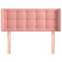 Rosa Samtkopfteil 83x16x78/88 cm von , Kopf- und Fußteile - Ref: Foro24-3119237, Preis: 50,34 €, Rabatt: %