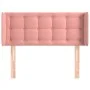 Rosa Samtkopfteil 83x16x78/88 cm von , Kopf- und Fußteile - Ref: Foro24-3119237, Preis: 48,69 €, Rabatt: %