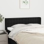Kopfteil aus schwarzem Stoff, 147 x 16 x 78/88 cm von , Kopf- und Fußteile - Ref: Foro24-3119202, Preis: 66,22 €, Rabatt: %