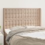 Kopfteil mit Ohren, Cappuccino-Kunstleder, 147 x 16 x 118/128 cm von , Kopf- und Fußteile - Ref: Foro24-3119675, Preis: 133,0...