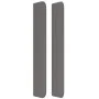 Headboard with ears gray synthetic leather 163x16x118/128cm by , Headboards and footboards - Ref: Foro24-3119680, Price: 122,...