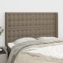 Kopfteil mit Ohren aus taupegrauem Stoff, 147 x 16 x 118/128 cm von , Kopf- und Fußteile - Ref: Foro24-3120016, Preis: 117,67...