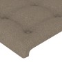 Kopfteil mit Ohren aus taupegrauem Stoff, 147 x 16 x 118/128 cm von , Kopf- und Fußteile - Ref: Foro24-3120016, Preis: 117,67...