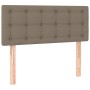 Taupegraues Stoffkopfteil mit LED 90x5x78/88 cm von , Kopf- und Fußteile - Ref: Foro24-3122032, Preis: 51,97 €, Rabatt: %