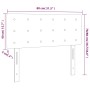 LED-Kopfteil aus dunkelgrünem Samt, 80 x 5 x 78/88 cm von , Kopf- und Fußteile - Ref: Foro24-3122079, Preis: 43,52 €, Rabatt: %