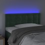 LED-Kopfteil aus dunkelgrünem Samt, 90 x 5 x 78/88 cm von , Kopf- und Fußteile - Ref: Foro24-3122085, Preis: 51,20 €, Rabatt: %