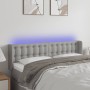 Kopfteil aus hellgrauem Stoff mit LED 147x16x78/88 cm von , Kopf- und Fußteile - Ref: Foro24-3123668, Preis: 71,70 €, Rabatt: %