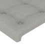 Kopfteil aus hellgrauem Stoff mit LED 147x16x78/88 cm von , Kopf- und Fußteile - Ref: Foro24-3123668, Preis: 71,70 €, Rabatt: %