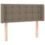 Headboard with LED in taupe gray fabric 93x16x78/88 cm by , Headboards and footboards - Ref: Foro24-3123656, Price: 62,81 €, ...
