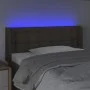 Headboard with LED in taupe gray fabric 93x16x78/88 cm by , Headboards and footboards - Ref: Foro24-3123656, Price: 62,81 €, ...