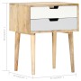 Solid mango wood bedside table 47x35x59 cm by vidaXL, Nightstands - Ref: Foro24-286481, Price: 76,38 €, Discount: %