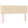 Box spring bed with cream fabric mattress 140x200 cm by , Beds and slatted bases - Ref: Foro24-3126570, Price: 466,76 €, Disc...