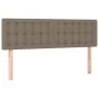 Box spring bed with taupe gray fabric mattress 140x200 cm by , Beds and slatted bases - Ref: Foro24-3130037, Price: 446,16 €,...
