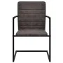Cantilever dining chairs 2 units brown synthetic leather by vidaXL, dining chairs - Ref: Foro24-242284, Price: 180,11 €, Disc...