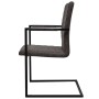 Cantilever dining chairs 2 units brown synthetic leather by vidaXL, dining chairs - Ref: Foro24-242284, Price: 185,94 €, Disc...