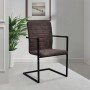 Cantilever dining chairs 2 units brown synthetic leather by vidaXL, dining chairs - Ref: Foro24-242284, Price: 185,94 €, Disc...