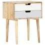 Solid mango wood bedside table 47x35x59 cm by vidaXL, Nightstands - Ref: Foro24-286481, Price: 76,38 €, Discount: %