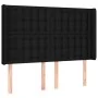 Box spring bed with black fabric mattress 140x200 cm by , Beds and slatted bases - Ref: Foro24-3132315, Price: 524,70 €, Disc...
