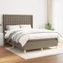 Boxspringbett mit taupegrauer Stoffmatratze 140x200 cm von , Betten und Lattenroste - Ref: Foro24-3132317, Preis: 533,69 €, R...