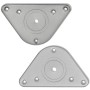 4 höhenverstellbare Tischbeine 870 mm in Chromfarbe von vidaXL, Tischbeine - Ref: Foro24-242143, Preis: 61,87 €, Rabatt: %