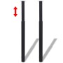 2x schwarze Teleskop-Tischbeine 710 mm-1100 mm von vidaXL, Tischbeine - Ref: Foro24-242153, Preis: 49,13 €, Rabatt: %