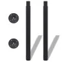 2x schwarze Teleskop-Tischbeine 710 mm-1100 mm von vidaXL, Tischbeine - Ref: Foro24-242153, Preis: 50,20 €, Rabatt: %