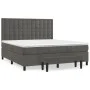 Boxspringbett mit dunkelgrauer Samtmatratze 180x200 cm von , Betten und Lattenroste - Ref: Foro24-3138098, Preis: 609,57 €, R...