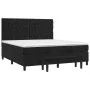Box spring bed with black velvet mattress 180x200 cm by , Beds and slatted bases - Ref: Foro24-3138039, Price: 667,32 €, Disc...