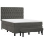 Boxspringbett mit dunkelgrauer Samtmatratze 140x200 cm von , Betten und Lattenroste - Ref: Foro24-3138026, Preis: 553,79 €, R...