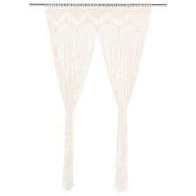 Cortina de macramé algodón 140x240 cm
