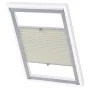 Cream pleated blind C04 by vidaXL, Blinds and blinds - Ref: Foro24-131322, Price: 19,13 €, Discount: %