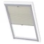 Cream pleated blind C04 by vidaXL, Blinds and blinds - Ref: Foro24-131322, Price: 19,13 €, Discount: %