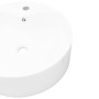 Keramikwaschbecken mit rundem weißem Wasserhahn/Ablaufloch von vidaXL, Sinkt - Ref: Foro24-141938, Preis: 70,97 €, Rabatt: %