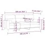 3-Sitzer-Sofa mit Kissen Stoff hellgrau 180 cm von , Sofas - Ref: Foro24-3200829, Preis: 278,72 €, Rabatt: %