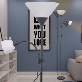 Schwarze Stehlampe von vidaXL, Lampen - Ref: Foro24-242733, Preis: 35,10 €, Rabatt: %