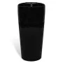 Lavabo redondo de cerámica con orificio de grifo/desagüe negr de vidaXL, Lavabos - Ref: Foro24-141943, Precio: 306,87 €, Desc...